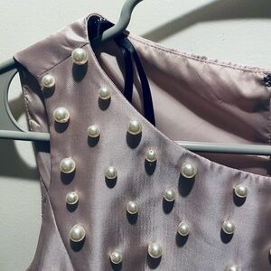 Tahari ASL Pearl Fit & Flare Dress